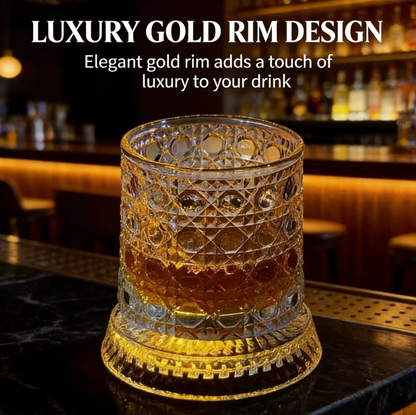 🎁🔥Luxury 360° Spinning Crystal Glass