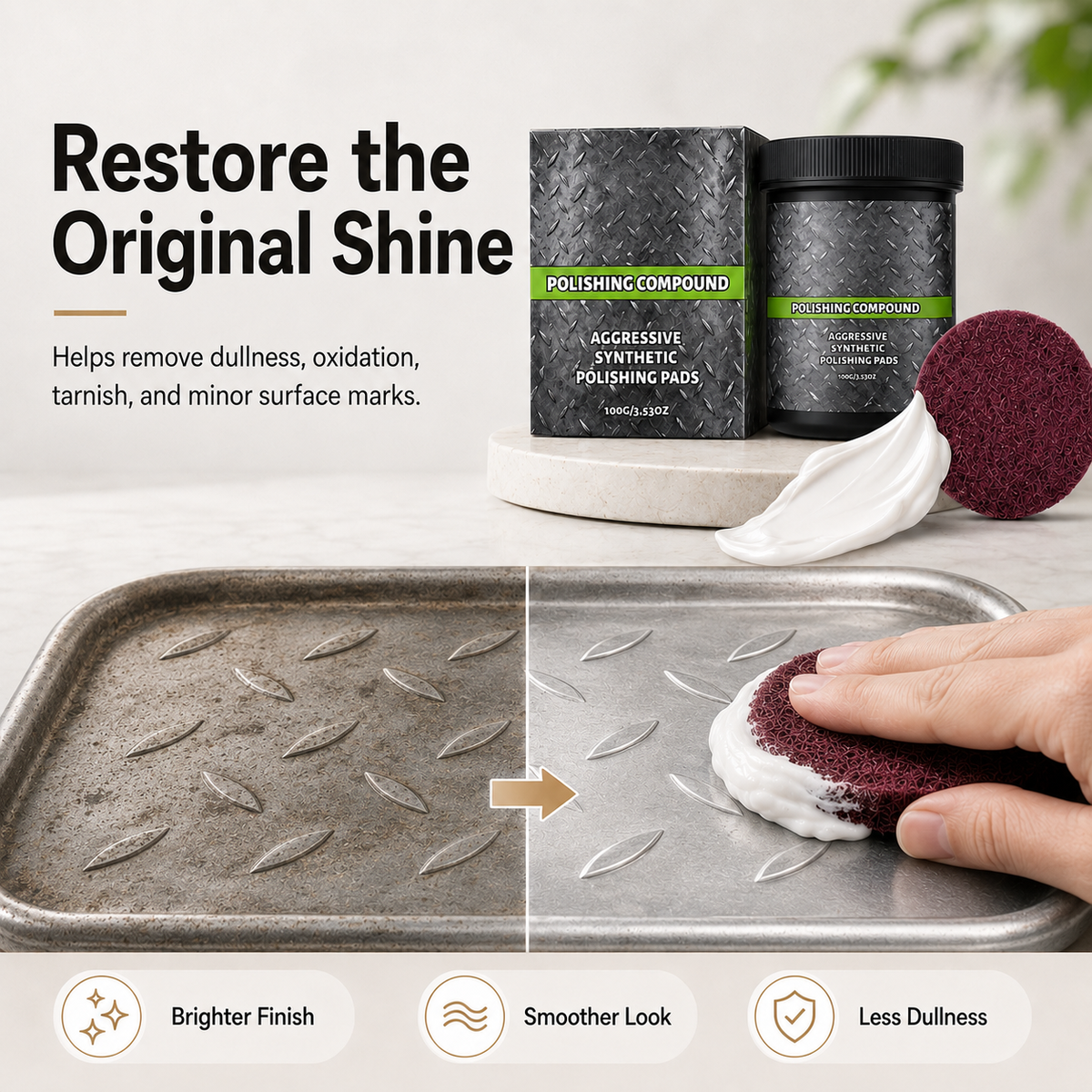 ✨All-in-One Surface Restoration Polish with Pad