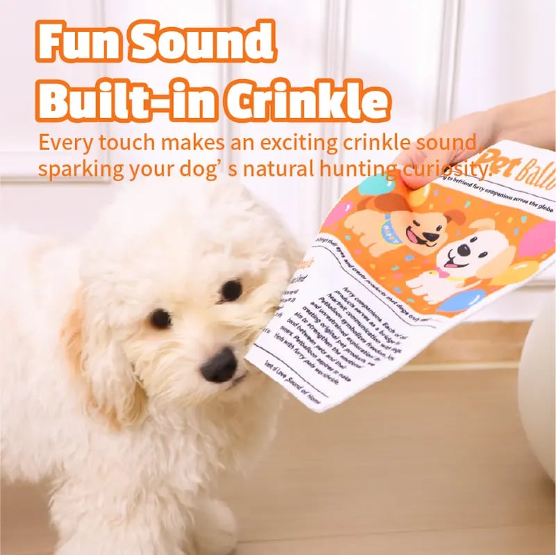 🔥Hot Sale 49% off🌟📰 Durable Newspaper Dog Toy