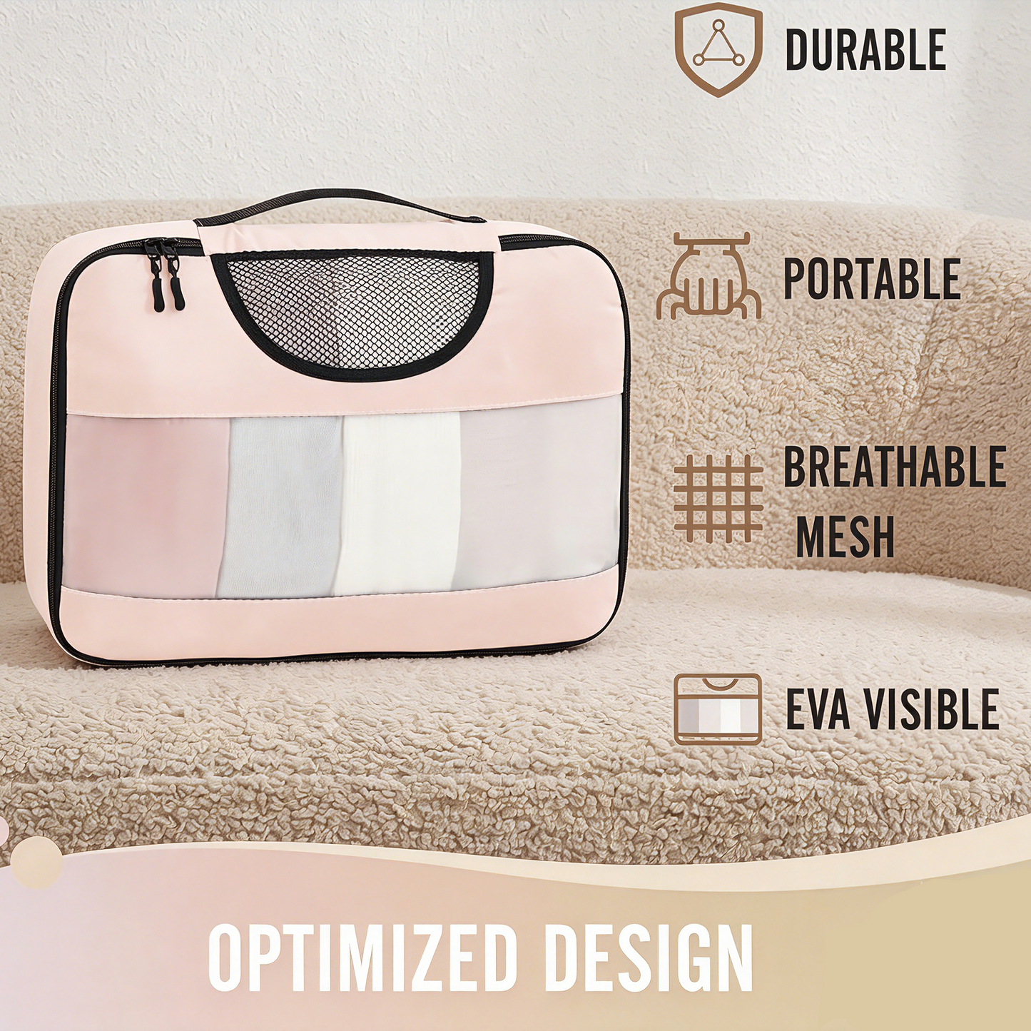 🎒Daily Decluttering | Portable 8-Piece Multifunctional Foldable Storage Bag and Travel Organizer Set ✨