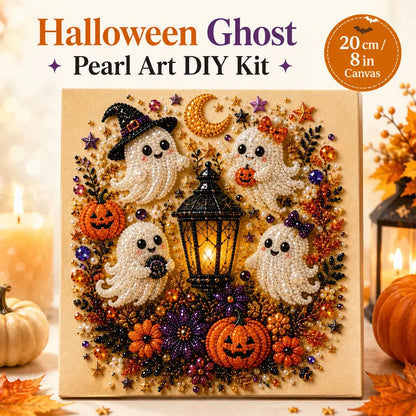 💥 Last Day 49% OFF – 👻✨ Halloween Pearl Art DIY Kit – Turn Tiny Pearls into Spooky-Cute Magic