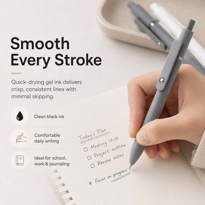✍️Minimalist Retractable Gel Pens Set