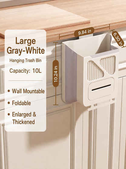 🥕 Hanging Kitchen Trash Bin – Cleaner Countertop Scrap Bin