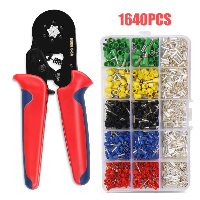 ⚡ Complete Ferrule Crimping Tool Kit with 1900 Wire Terminals