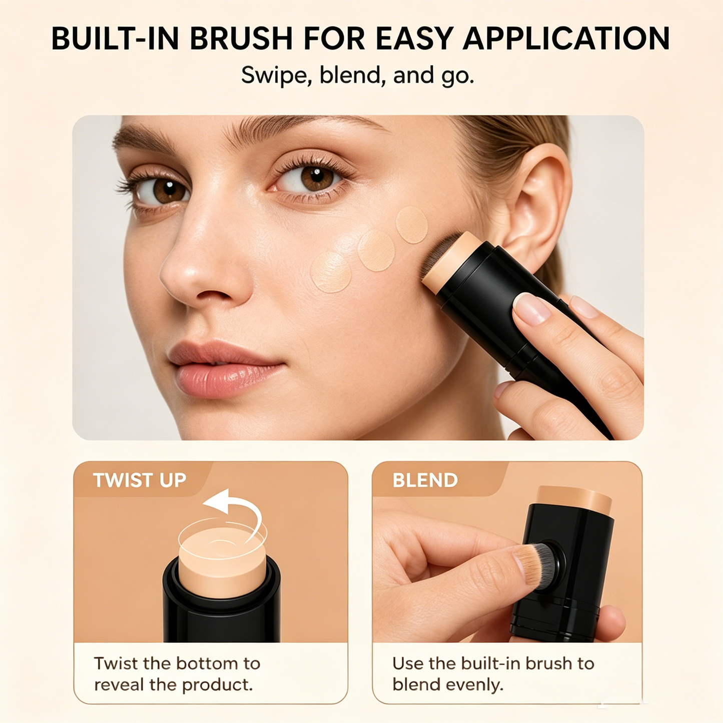 🔥Bestseller | 2-in-1 Concealer Foundation Stick