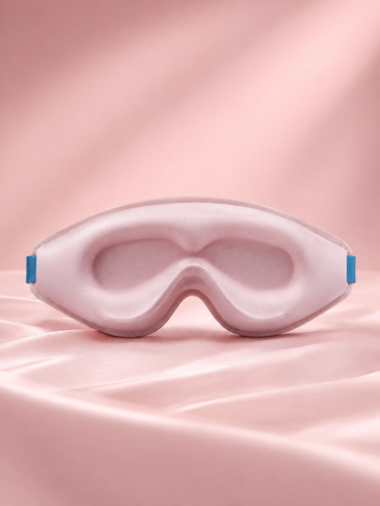 😴 3D Zero-Pressure Blackout Sleep Mask – Lash-Friendly Contoured Memory Foam Eye Mask