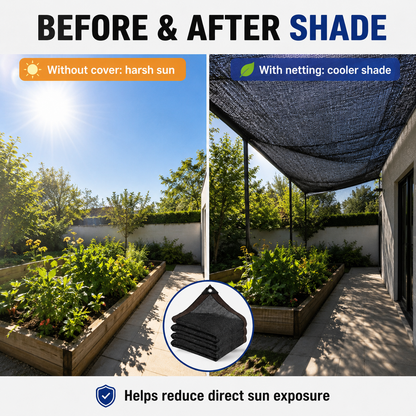 ☀️ Stay Cool Anywhere – 10x13 FT Sun Shade Net 🌿