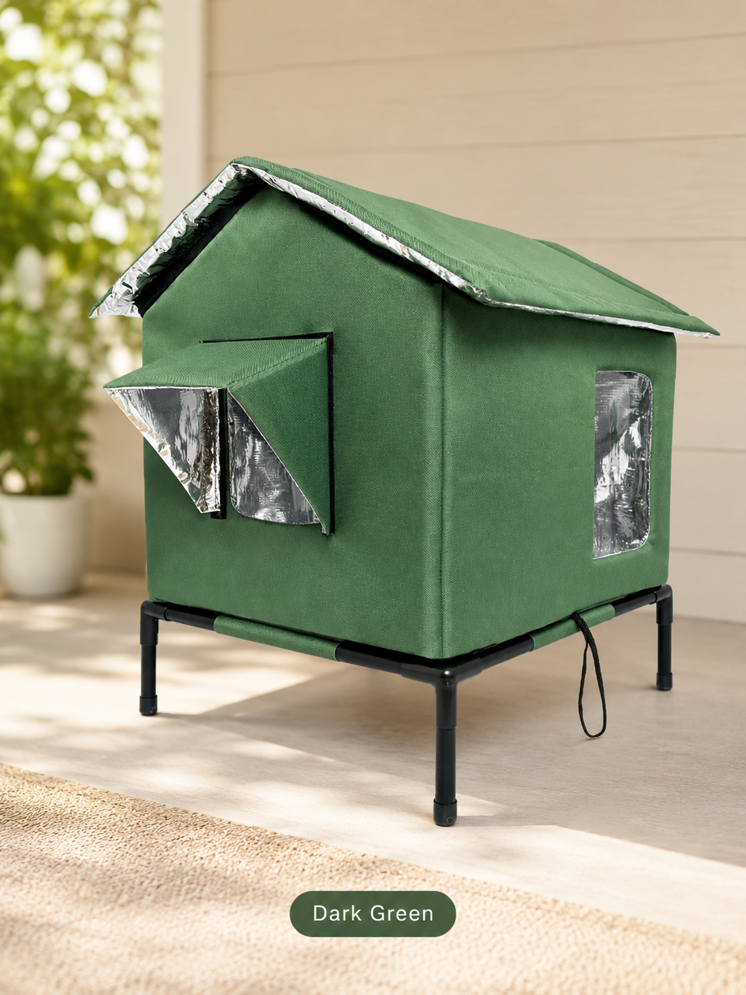🐱 Elevated Outdoor Cat House