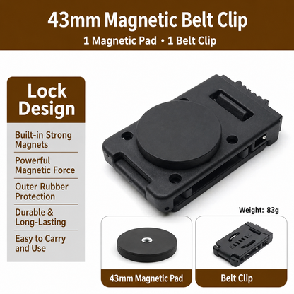 Quick-Release Magnetic Phone Mount for Straps
