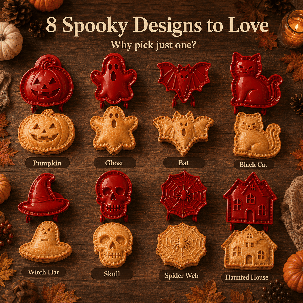 🎃  Halloween Mini Hand Pie Mold Set