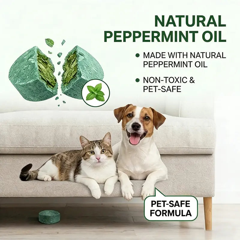 🐀 49% OFF NOW!⚡🟢Natural Peppermint Rodent Repellent Tablets