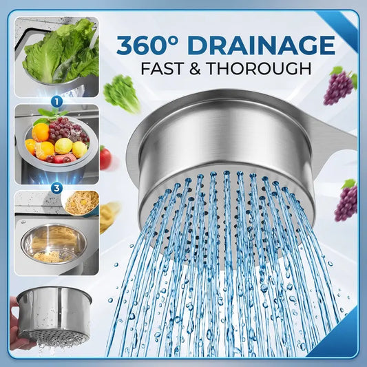 Hanging Sink Drain Basket – Catch Scraps & Help Reduce Clogs