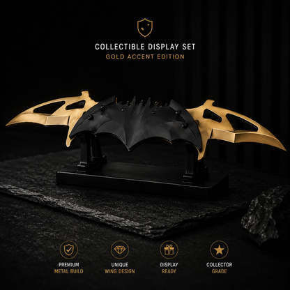 Nocturnal Wing Collectible Set – Premium Metal Display Art Piece (3 Finishes)