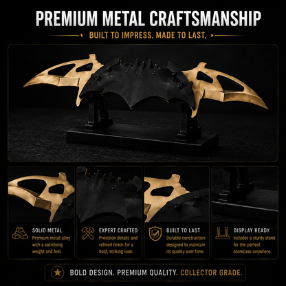 Nocturnal Wing Collectible Set – Premium Metal Display Art Piece (3 Finishes)