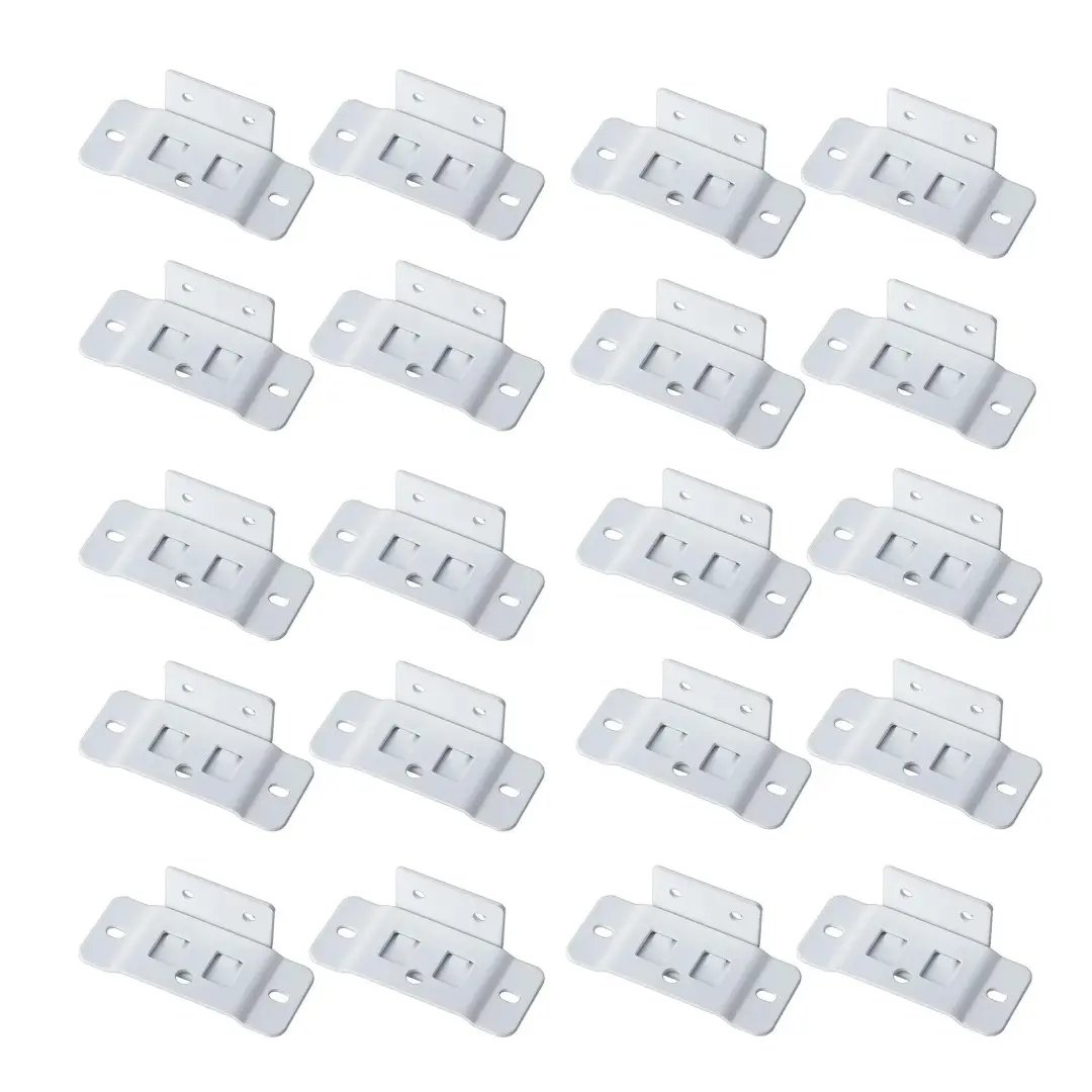 Heavy-Duty Stainless Steel Corner Braces – Quick-Install L-Shaped Furniture Connectors & Reinforcement Brackets (Screws Included)