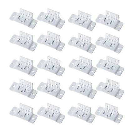 Heavy-Duty Stainless Steel Corner Braces – Quick-Install L-Shaped Furniture Connectors & Reinforcement Brackets (Screws Included)