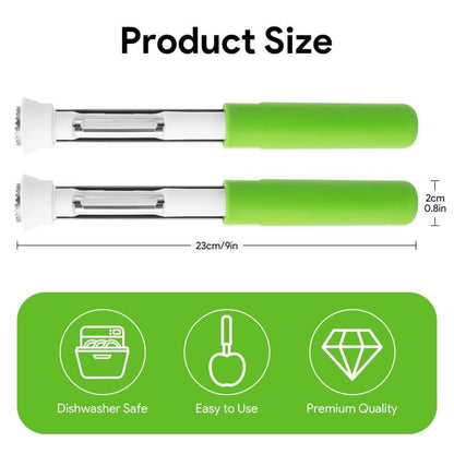 2-in-1 Apple Corer & Peeler 🍎🔪 , Stainless Steel Fruit Tool , Must-Have Kitchen Gadget ✨