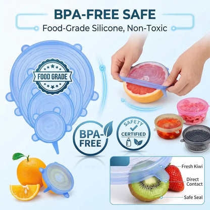 🥗✨Reusable Silicone Stretch Lids