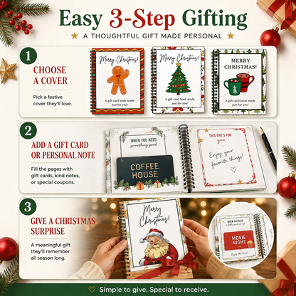 🎁Holiday Trend🔥DIY Christmas Gift Card Album