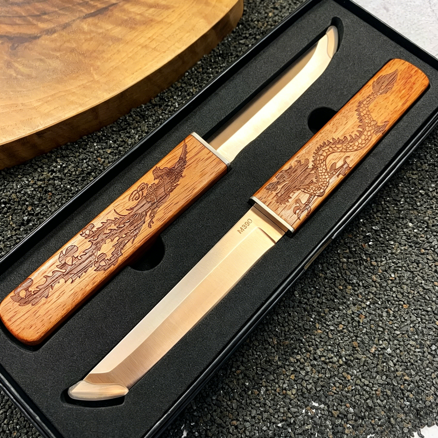 🔥DRAGON &amp; PHOENIX DUAL-BLADE KNIFE 🔥