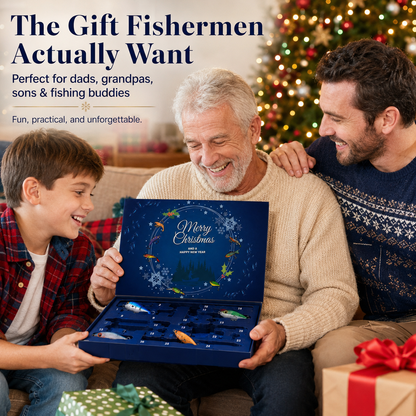 🎣 Christmas Countdown | 24-Day Fishing Lures Advent Calendar