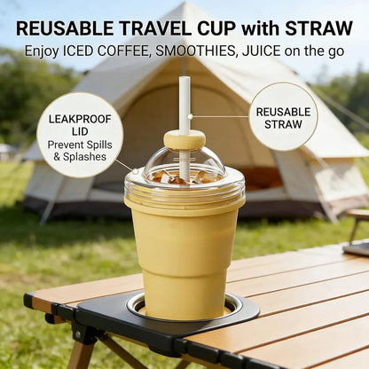 🧊 3-in-1 Foldable Ice Ball Maker & Travel Cup