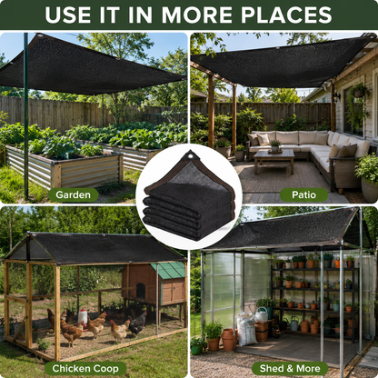 ☀️ Stay Cool Anywhere – 10x13 FT Sun Shade Net 🌿