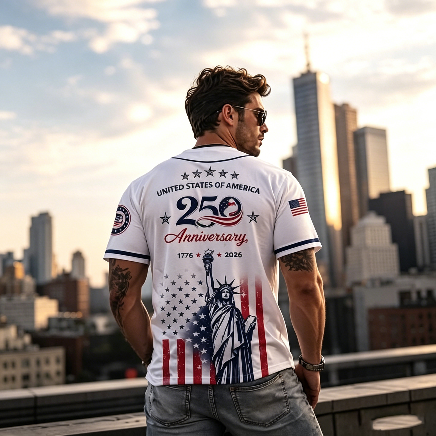 USA 250th Anniversary Baseball Jersey