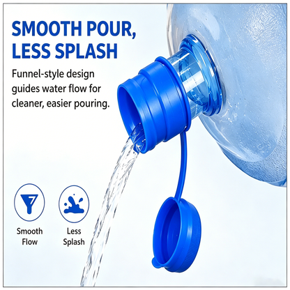 Leak-Proof Water Jug Caps (4 Pack) – Fits 3 & 5 Gallon Bottles