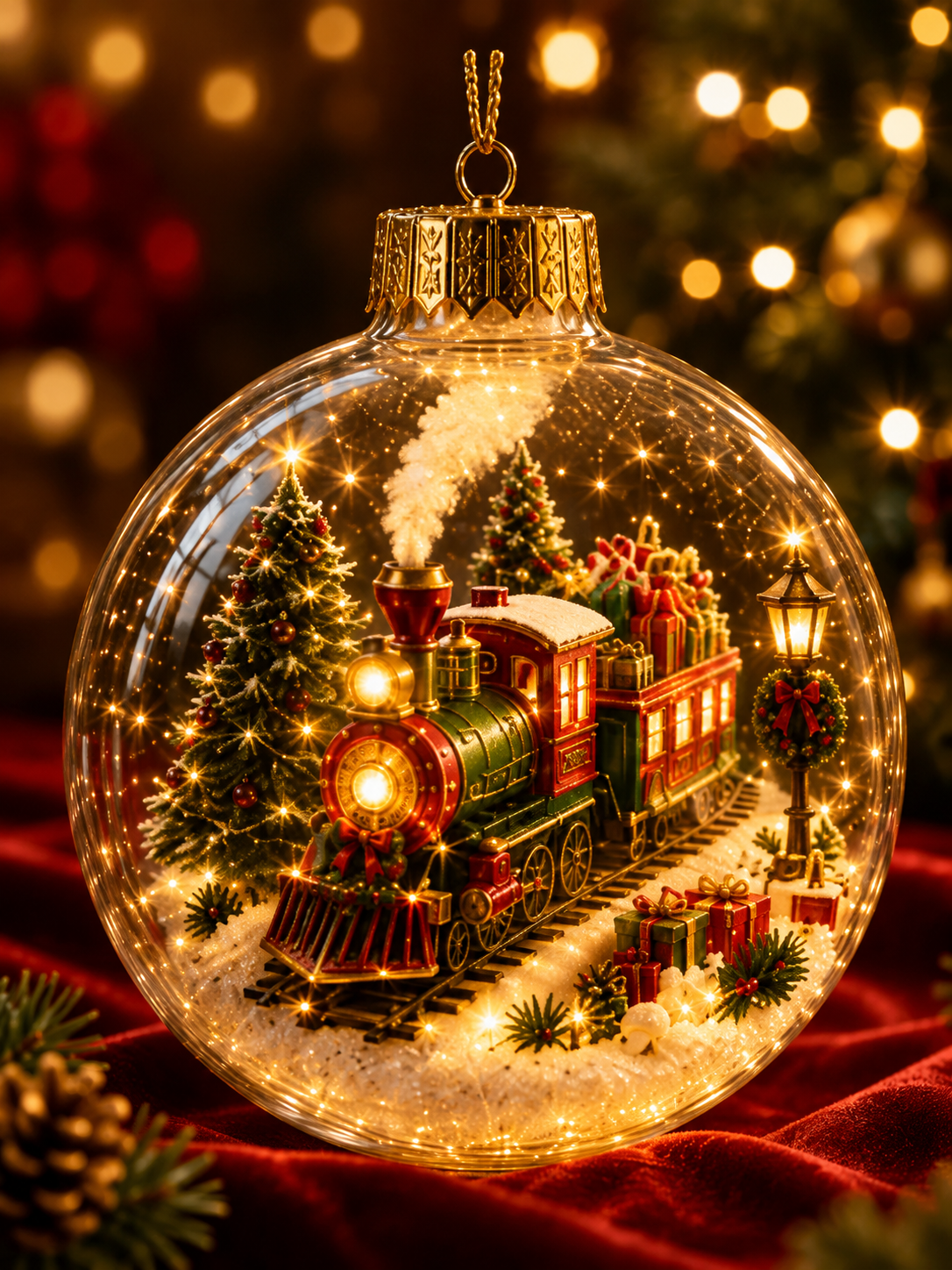 ✨ Magical Illuminated 3D Christmas Baubles – Bring Your Tree to Life!
