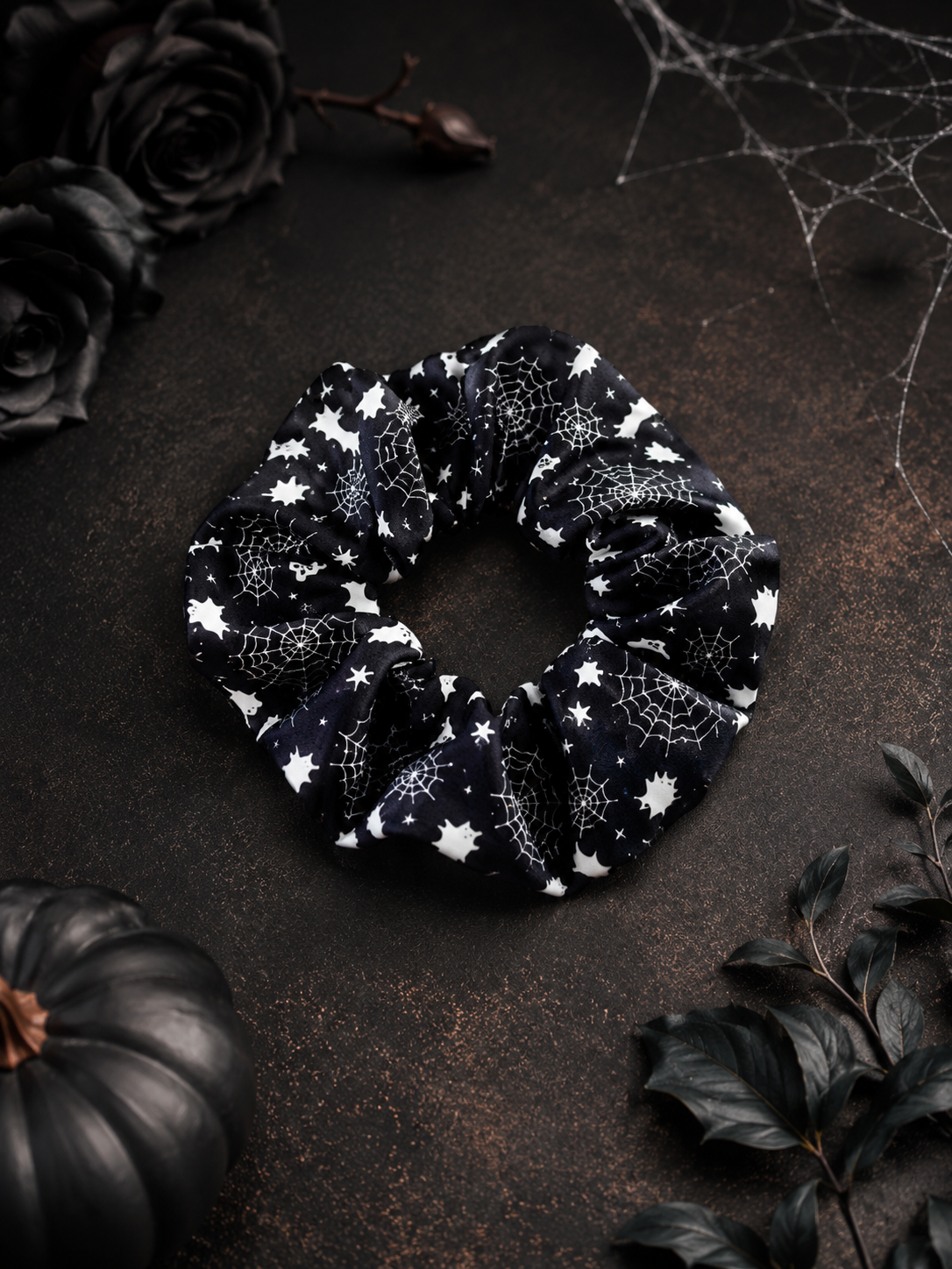 🎃 Hand-Illustrated Halloween Scrunchie Collection