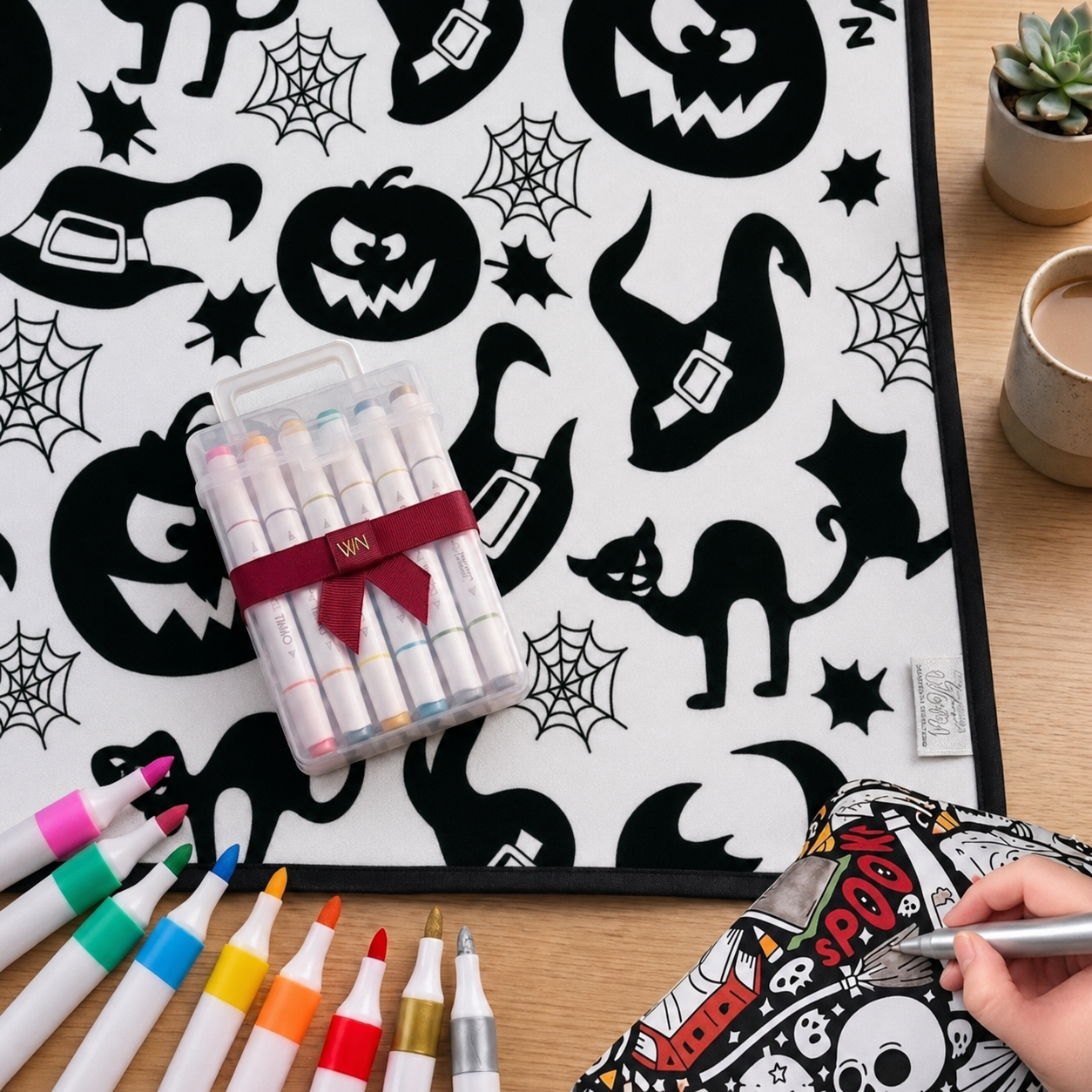 🎨✨DIY Coloring Blanket With Markers