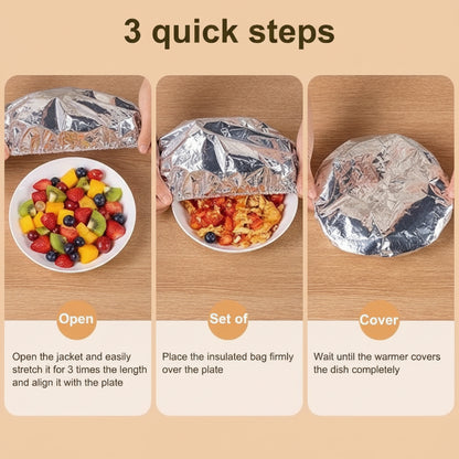 🔥Last day 49% off Insulated Foil Food Covers（50 pcs)