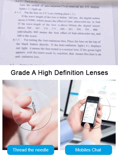 Diamond Edge Frameless Glasses – Blue Light Blocking Clear Readers for Men & Women
