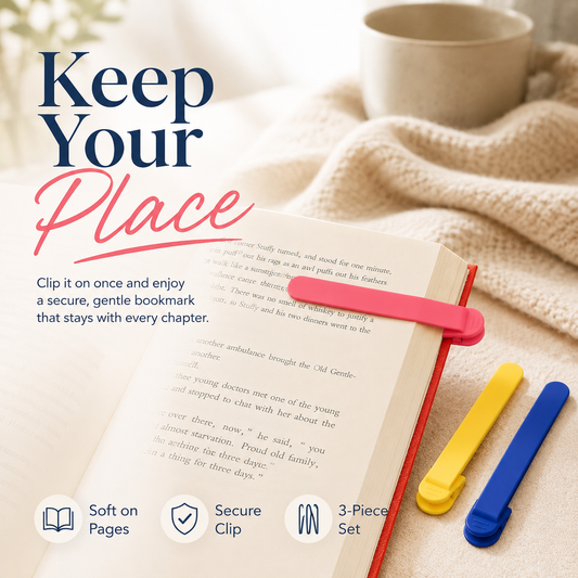 📚  Automatic Silicone Bookmarks