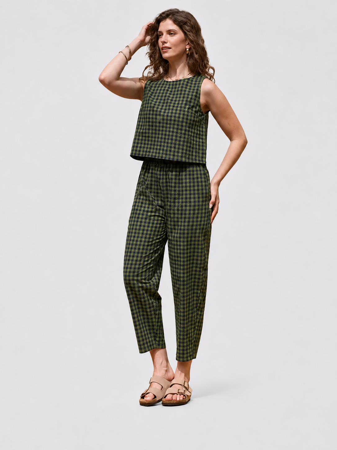 One Set. Five Fresh Gingham Shades.