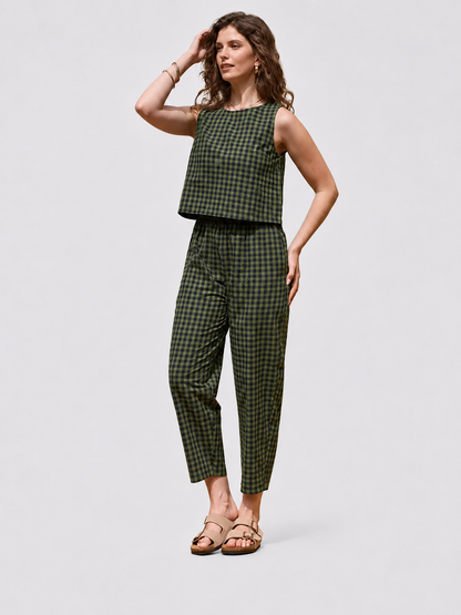One Set. Five Fresh Gingham Shades.