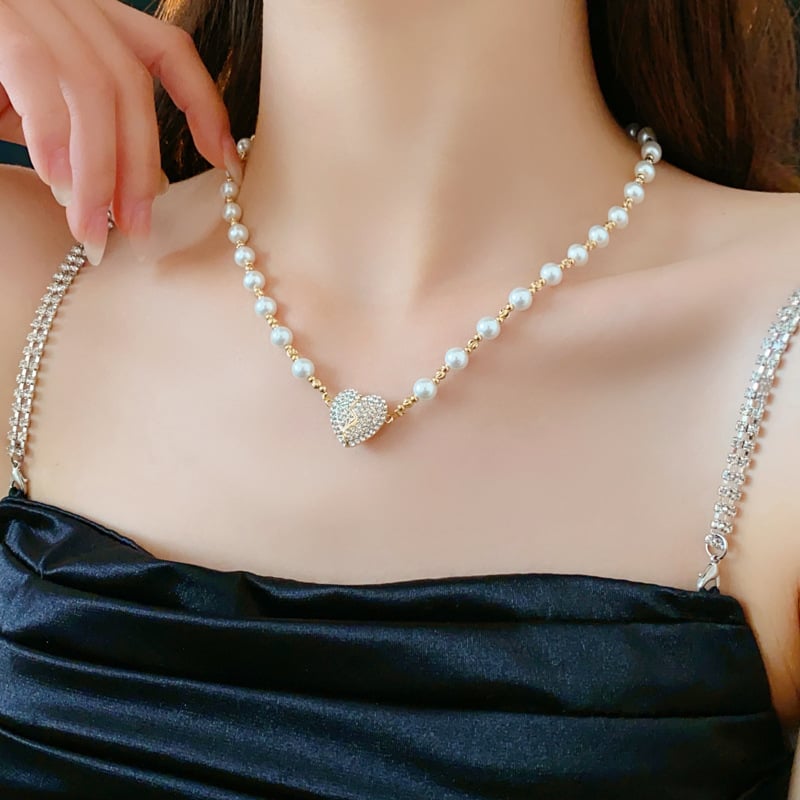 New Magnetic Pearl Heart Necklace🥰