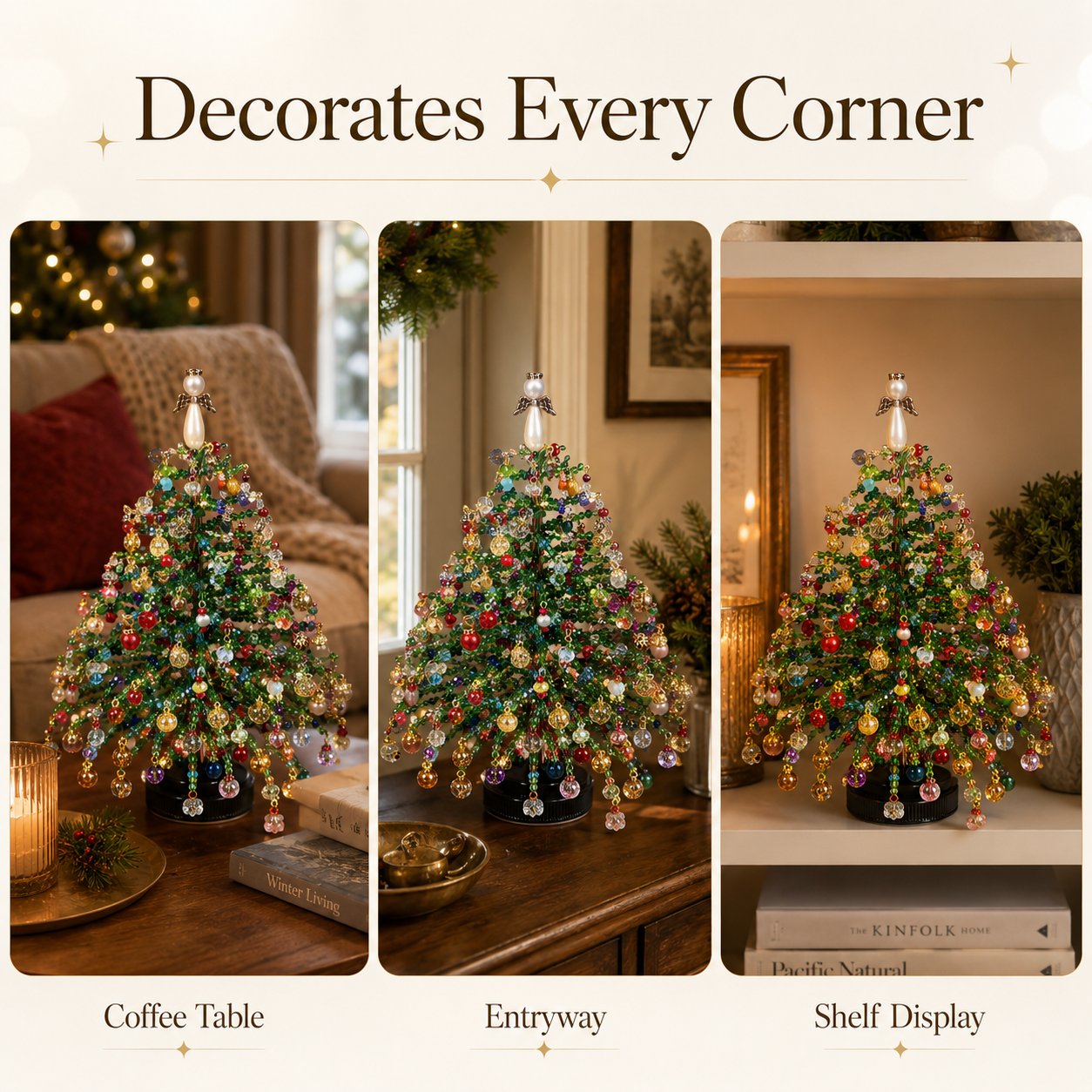 🎁 Unique Christmas Gift 2026 | DIY Beaded Christmas Tree Craft Kit for Creative Holiday Fun