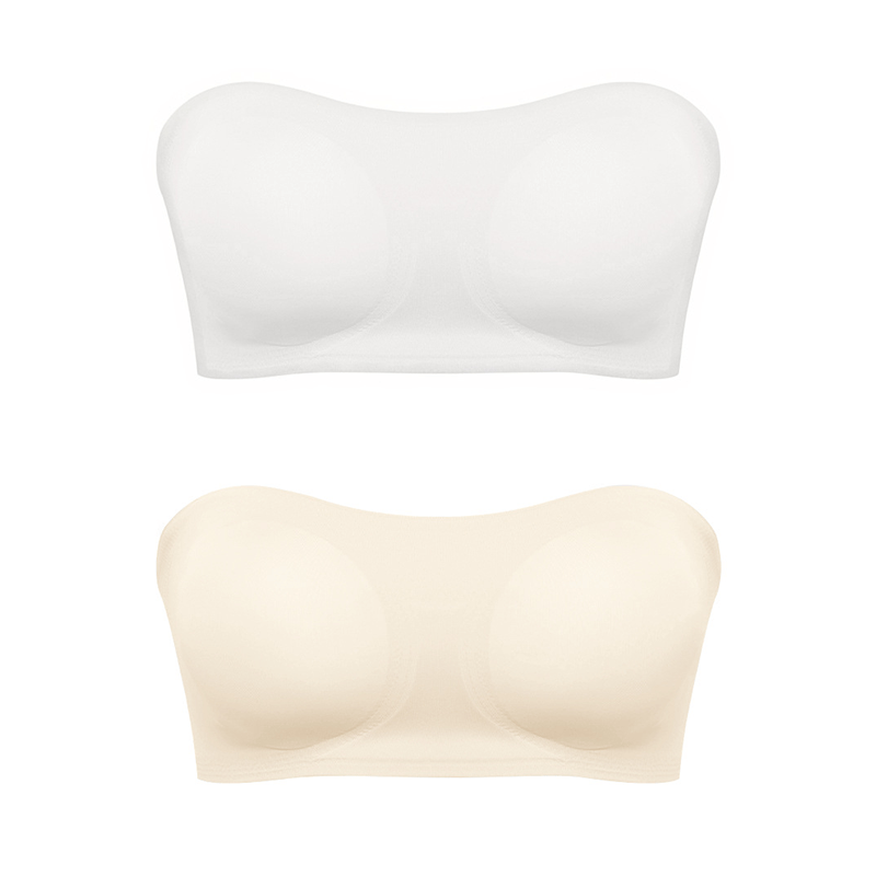 ⏰Buy 1 Get 1 Free💕Non-Slip Crossover Side Hook Bandeau Bra