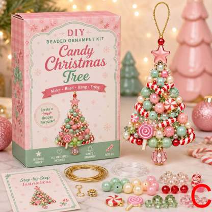 DIY Christmas Tree Beaded Ornament Kit