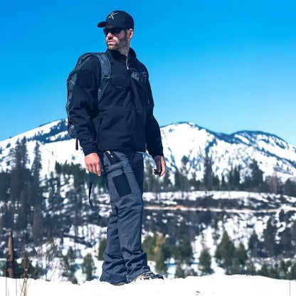 🔥LAST DAY 49%---Men's Waterproof Tactical Work Pants - Solid Color with Multi-Pockets for Outdoor Activities