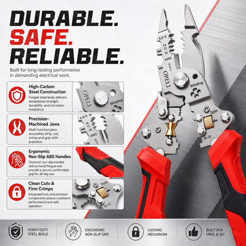 ⚡ 16-in-1 Electrical Pliers with Voltage Tester