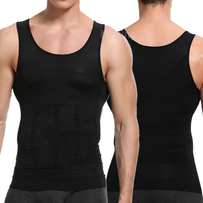 ⭐⭐Fashion Hit Men Round Neck Compression Tank Top