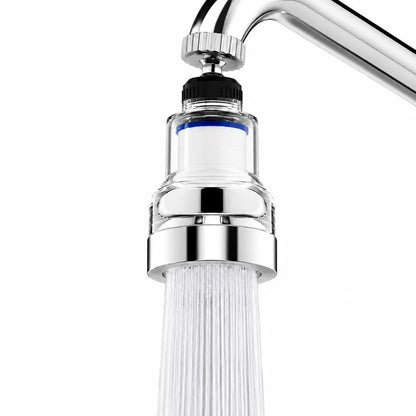 🚰360° Rotating Faucet Filter Attachment — 6-Layer Purification & 3 Water Flow Modes