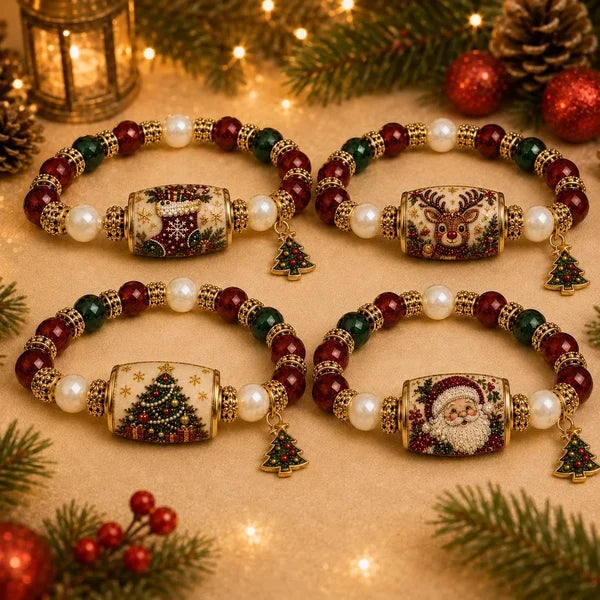 ✨ Handmade Holiday Charm Bracelet | Seasonal Jewelry Inspired by Nature & Celebrations