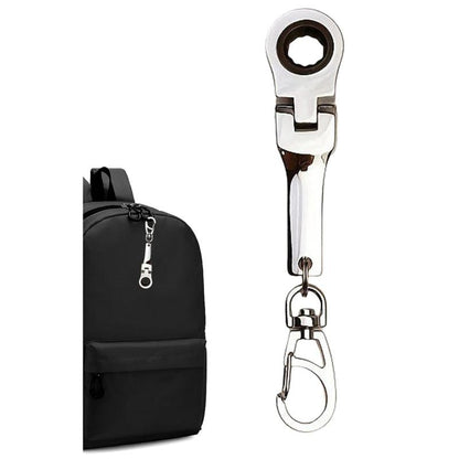 🏆LAST DAY SALE 49% OFF - Mini 10mm Ratchet Wrench Keychain