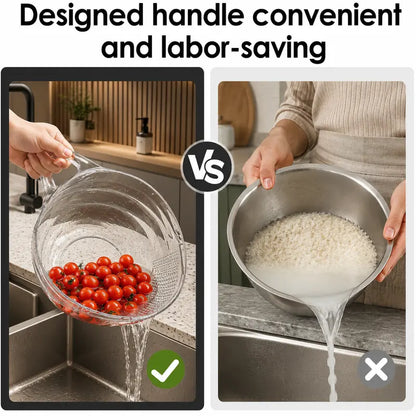 🔥Hot Sale｜1K+ Sold Today｜Multipurpose Strainer Bowl