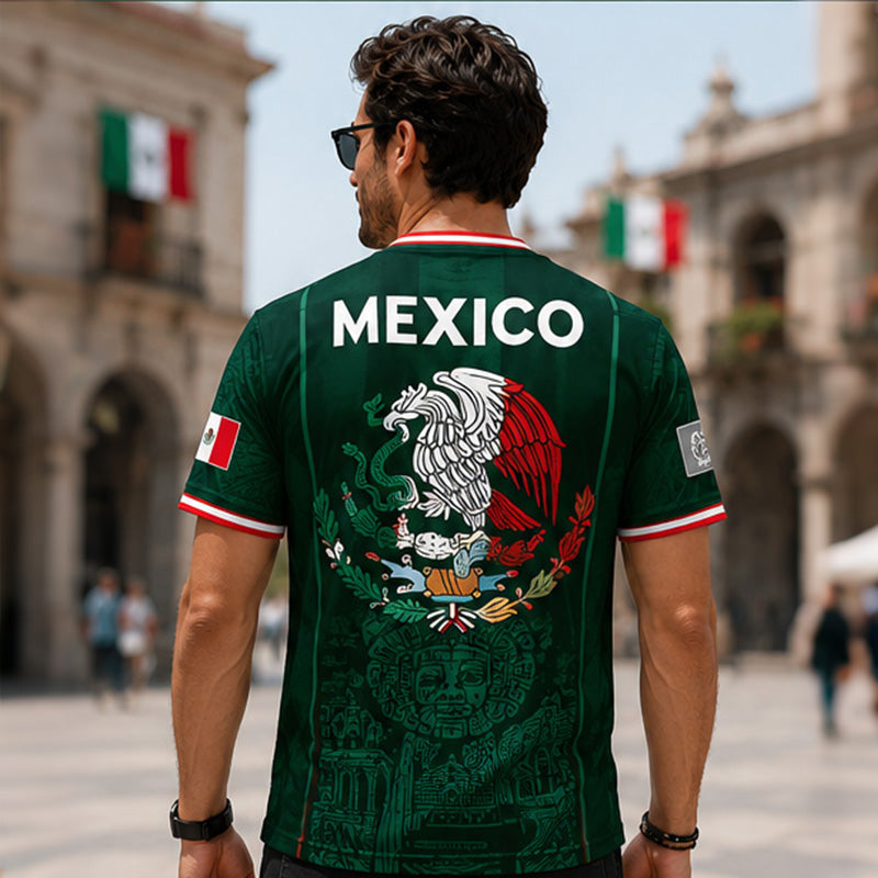 2026 Mexico Soccer Jersey – Retro Chichén Itzá Pyramid Football Shirt 🇲🇽⚽