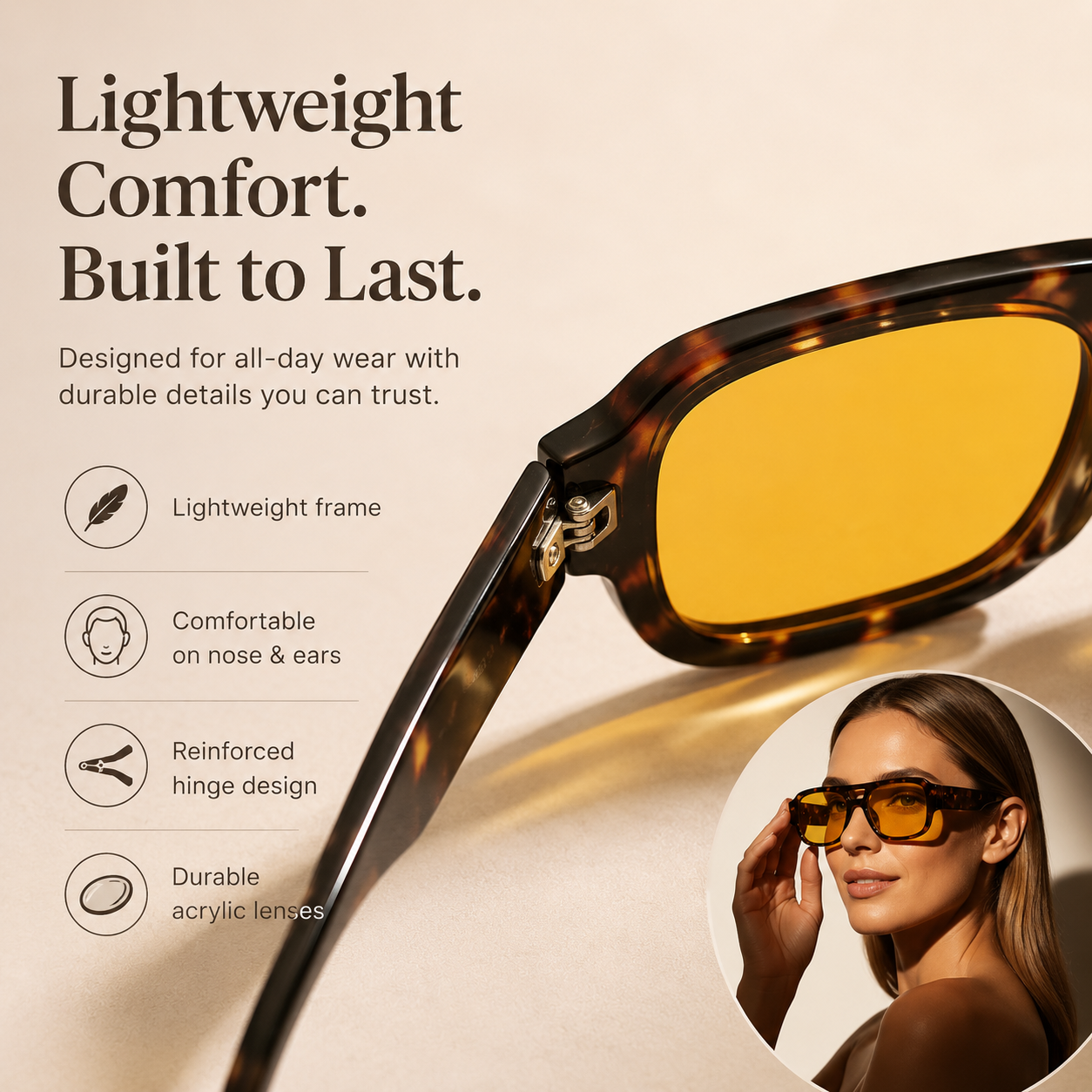Stylish Aviator Sunglasses for Men and Women , Trendy Rectangle, Fashionable Design, Perfect for Outdoor Activities and Daily Wear